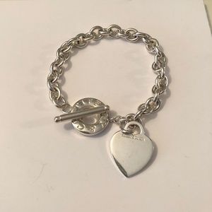Tiffany & Co. Heart Tag Toggle Bracelet